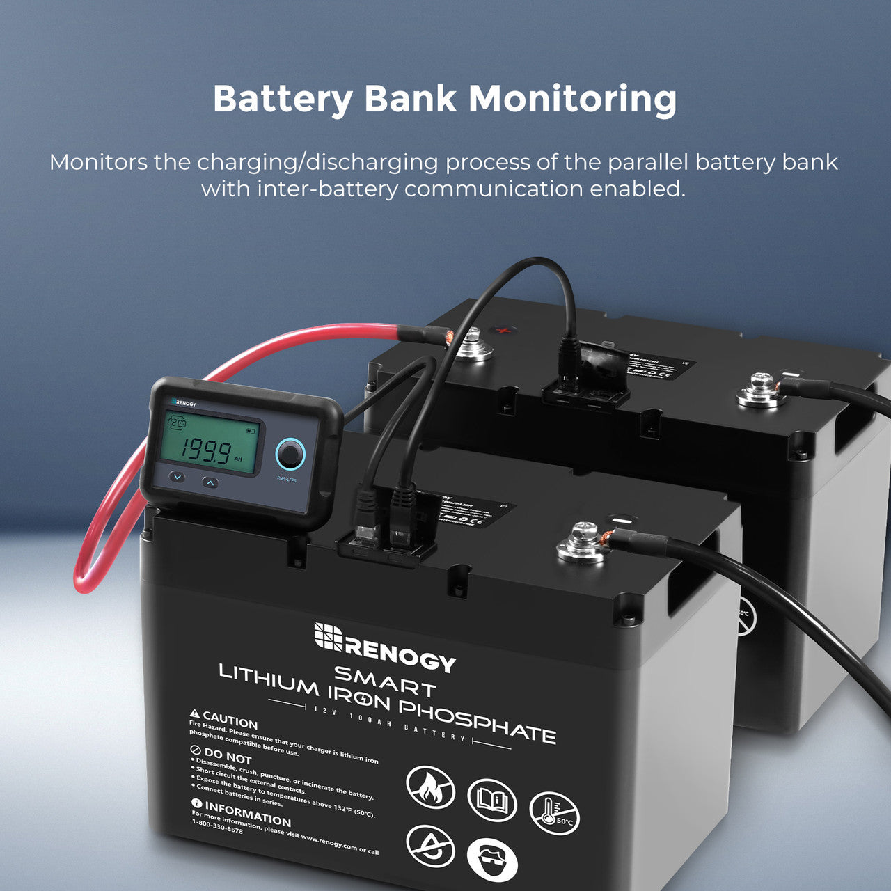 Monitoring Screen for Smart Lithium Battery Series  Monitoring Screen  Smart Lithium Battery Series