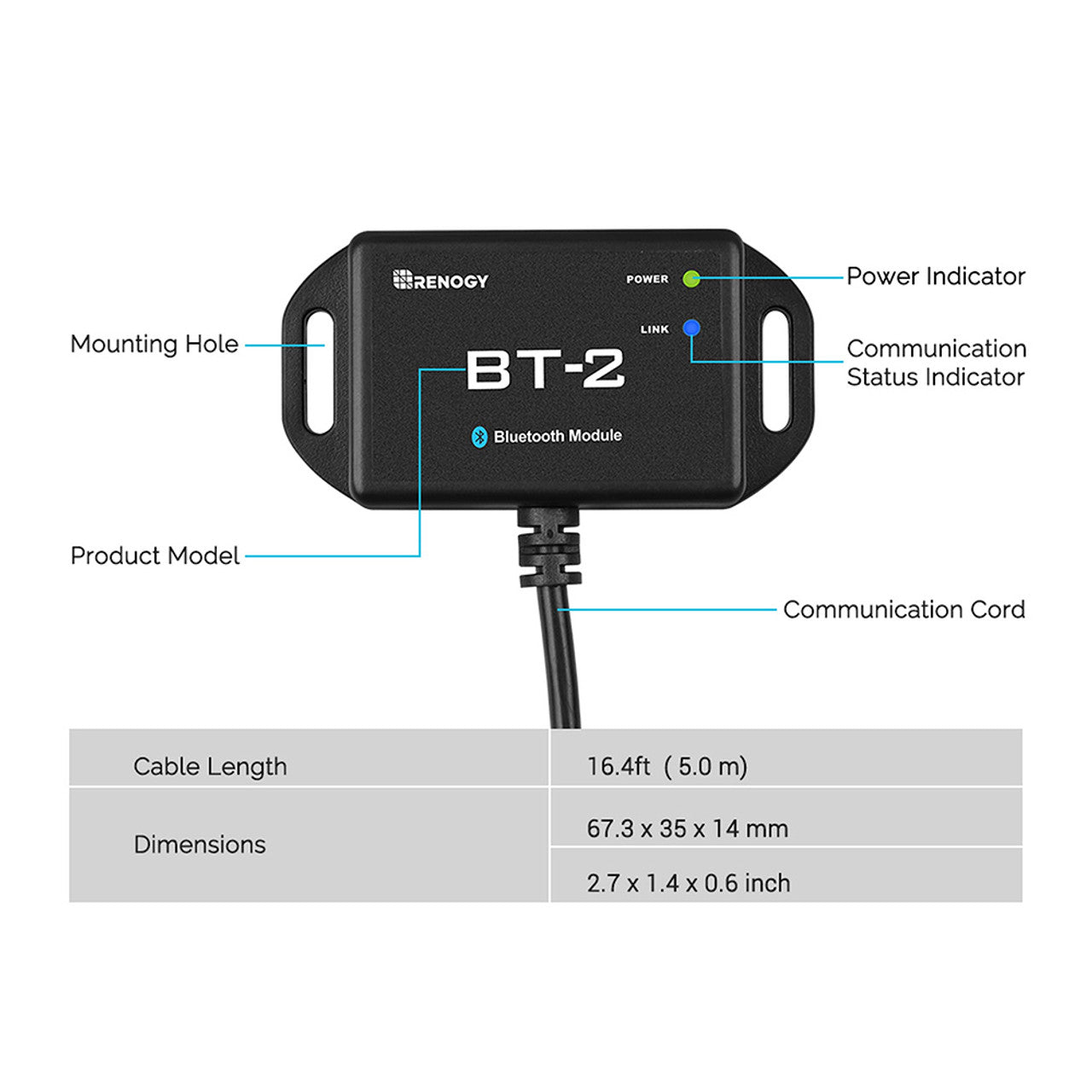 BT-2 Bluetooth Module DC-DC Battery Chargers