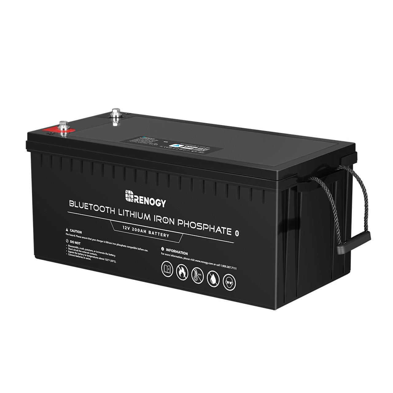 Lithium Iron Phosphate Battery with Bluetooth