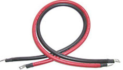 Inverter Cable 4/0 AWG Copper Power 15 ft. Set