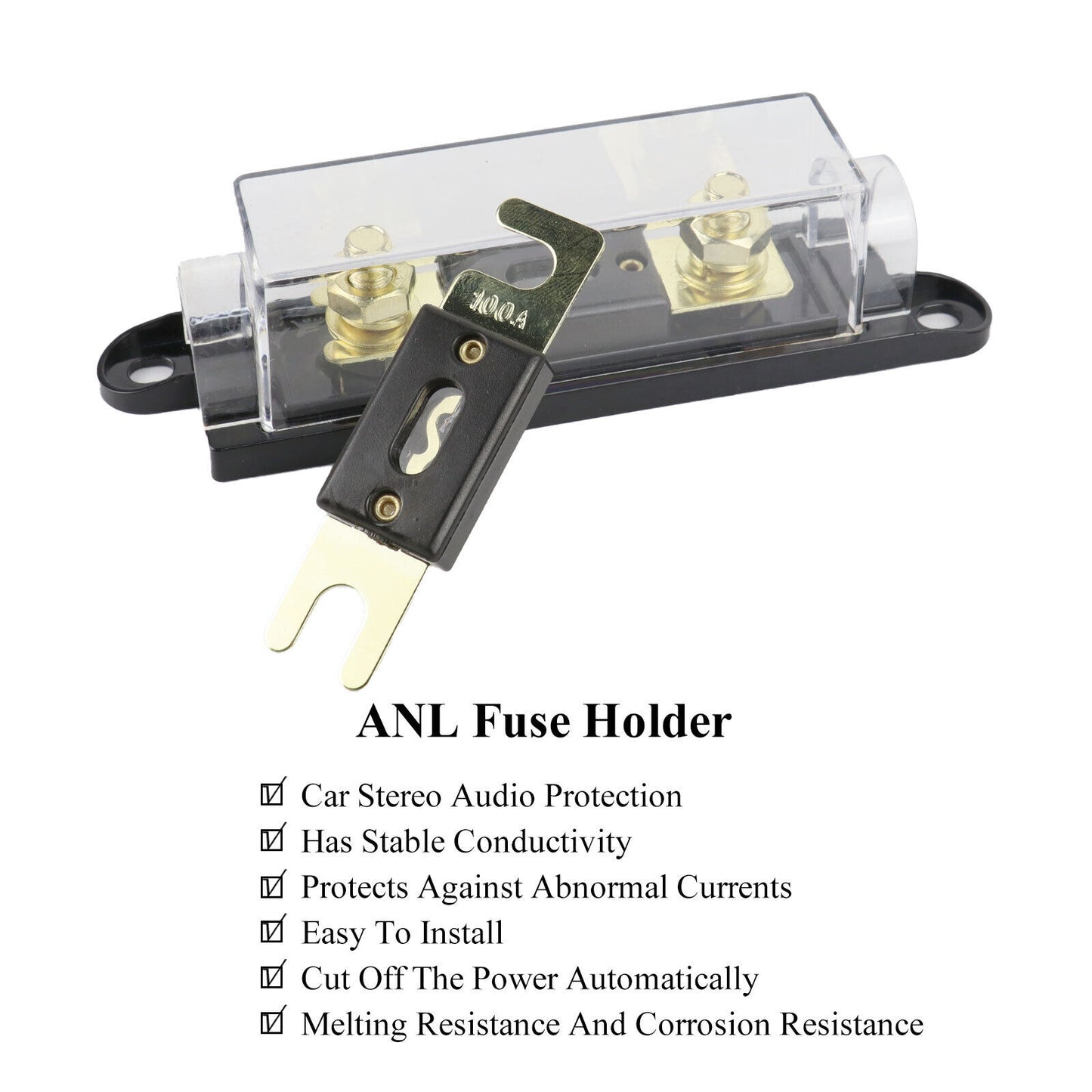ANL 100 Amp Fuse Kit with Holder